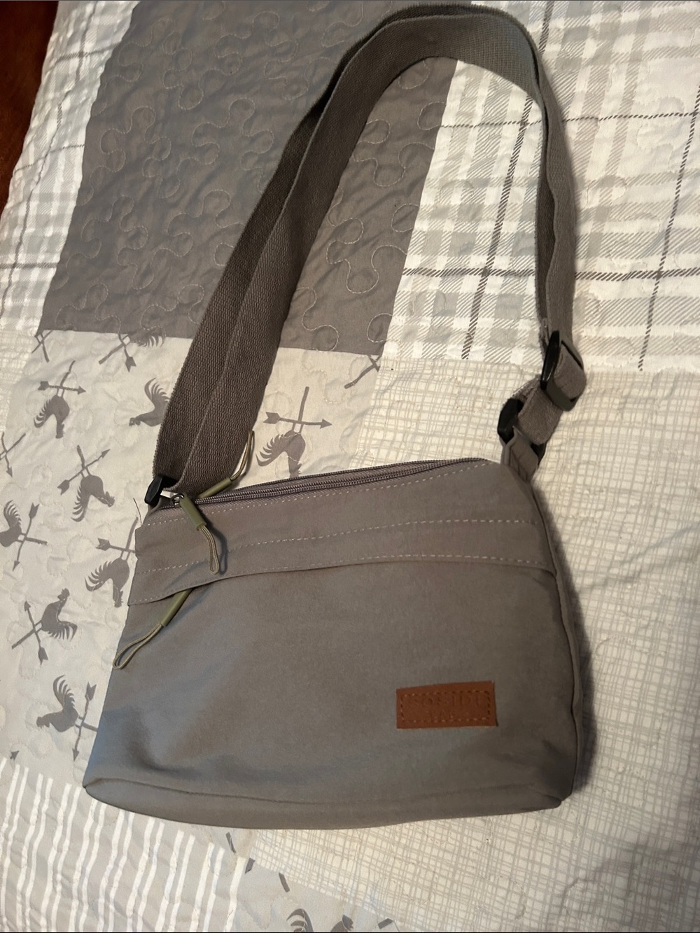 Gray Crossbody Bag - Picture 2 of 12